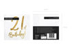 Picture of PAPER NAPKINS 21ST BIRTHDAY WHITE 33X33CM - 20 PACK